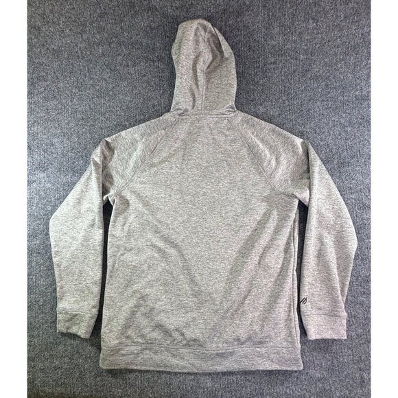 Eddie Bauer Sweater Men's Medium Grey motion Freedry hoodie zip up - Picture 2 of 9